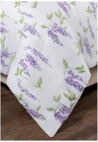 Кпб 2-х спальный &quot;глициния&quot; под 175*215 -1шт., пр 220*250  -1шт., нав 70*70-2шт, серый SANTALINO (984-730)