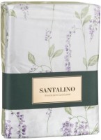 Кпб 2-х спальный &quot;глициния&quot; под 175*215 -1шт., пр 220*250  -1шт., нав 70*70-2шт, серый SANTALINO (984-730)