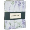 Кпб 2-х спальный "глициния" под 175*215 -1шт., пр 220*250  -1шт., нав 70*70-2шт, серый SANTALINO (984-730)