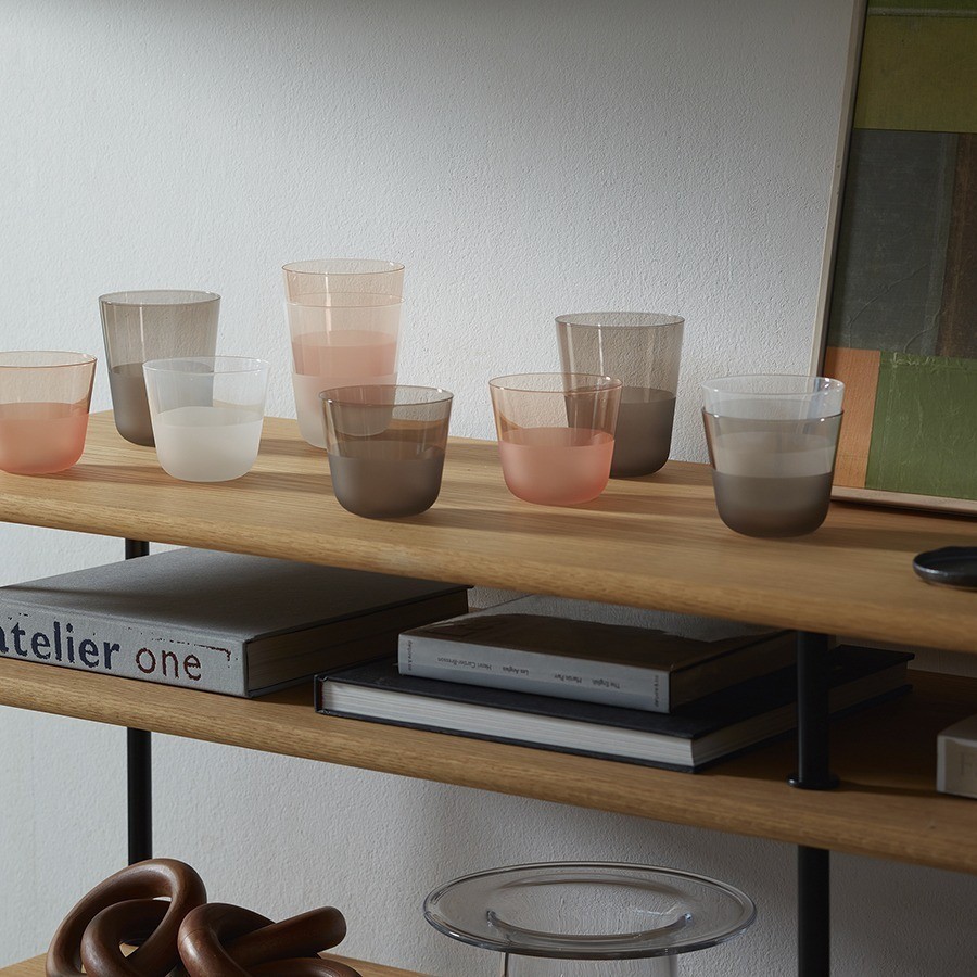 Набор стаканов arc contrast, 380 мл, коралловые, 2 шт. (77632)