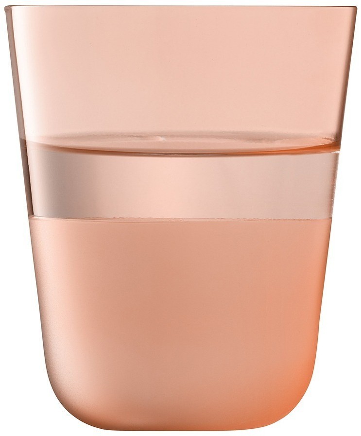 Набор стаканов arc contrast, 380 мл, коралловые, 2 шт. (77632)