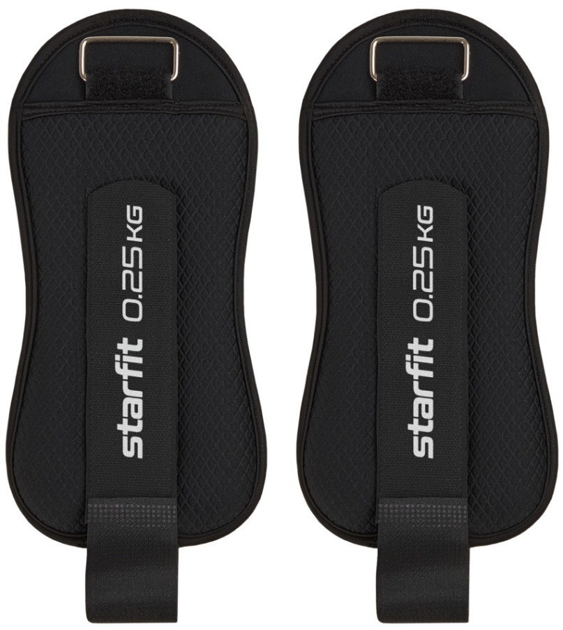 БЕЗ УПАКОВКИ Утяжелители универсальные WT-503, 0,25 кг, черный (2115145)