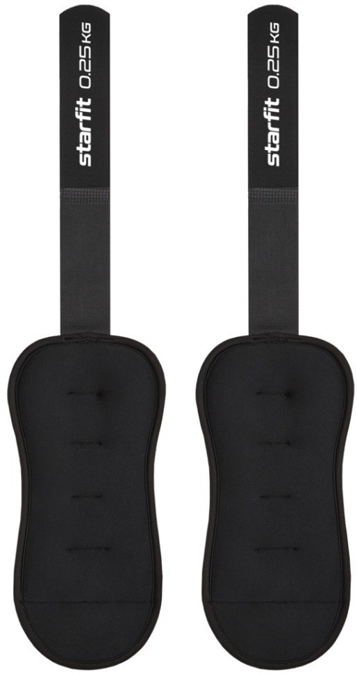 БЕЗ УПАКОВКИ Утяжелители универсальные WT-503, 0,25 кг, черный (2115145)