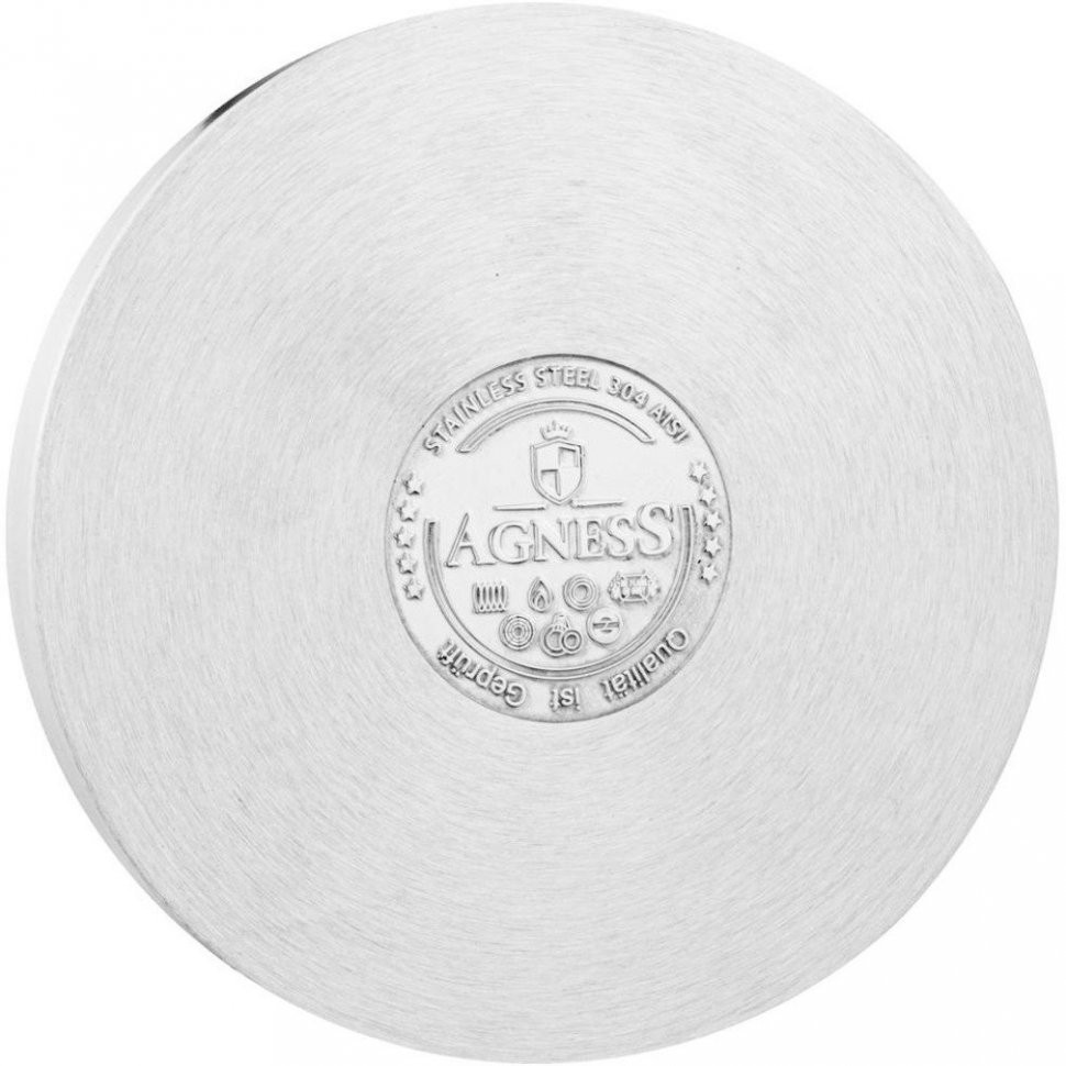 Чайник agness professional 2,5 л. хромникелевая нержавеющая сталь 18/10, индукционное дно (936-333)