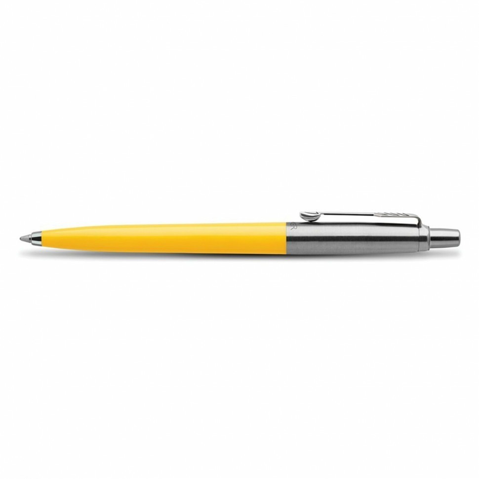 Ручка шариковая Parker "Jotter Orig Yellow" желтый нержавеющая сталь блистер синяя 143862 (89447)