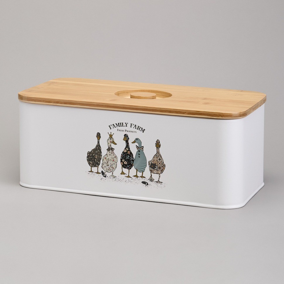 Хлебница agness "family farm" 34*19,5*13,5 см (790-384)