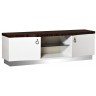 Тумба белая,коричневая столешница 197х51х60 см (TT-00000715)