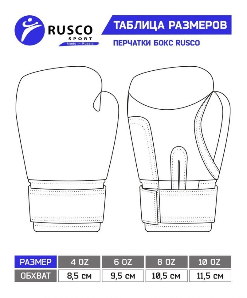 Перчатки боксерские,10oz, к/з, красные (117952)