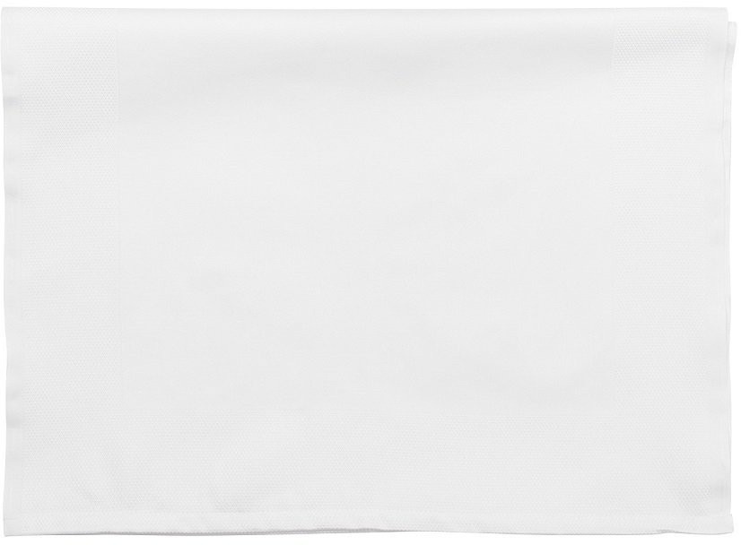 Дорожка на стол классическая белого цвета из хлопка из коллекции essential, 53х150 см (72144)