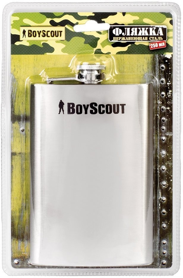 Фляжка Boyscout 250 мл нержавеющая сталь 61443 (69175)