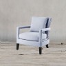 Кресло Джим Jim chair/Vision 08, дерево, текстиль, grey, ROOMERS FURNITURE