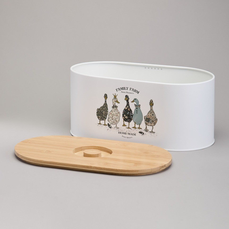 Хлебница agness "family farm" 34*19,5*16 см (790-386)