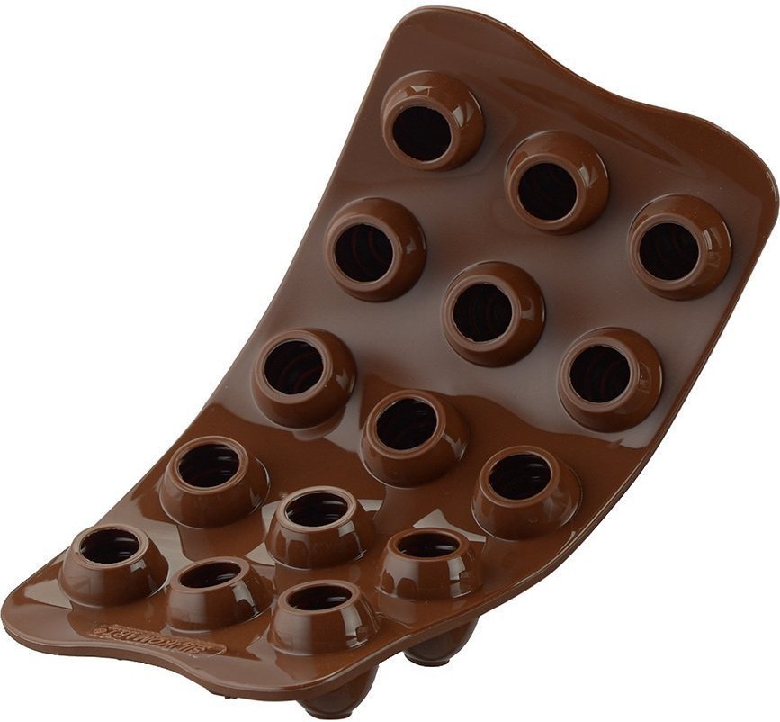 Форма для приготовления конфет choco spiral силиконовая (70184)