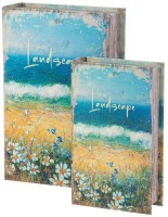 Набор шкатулок-книжек из 2-х шт. 27х18х7/21х13х5 см Lefard (94-216)