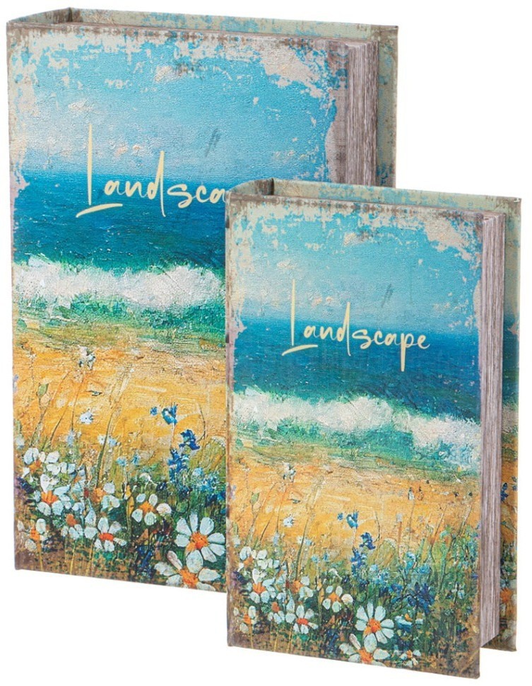 Набор шкатулок-книжек из 2-х шт. 27х18х7/21х13х5 см Lefard (94-216)