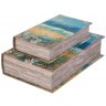 Набор шкатулок-книжек из 2-х шт. 27х18х7/21х13х5 см Lefard (94-216)