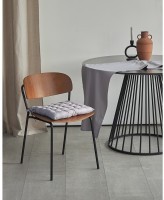 Подушка на стул из хлопка серого цвета из коллекции essential, 35х35 см (77448)