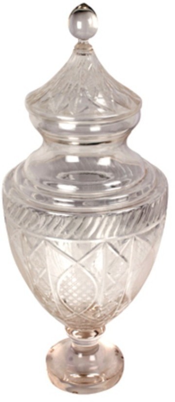 Ваза Трофи 2210M, хрусталь, clear, ROOMERS FURNITURE