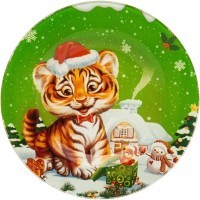 Набор для завтрака 3 предмета &quot;тигренок&quot; тарелка 18 см,салатник 16 см,кружка 200 мл Lefard (198-179)