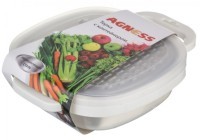 Терка с контейнером 20*15*5 см. Agness (712-015)