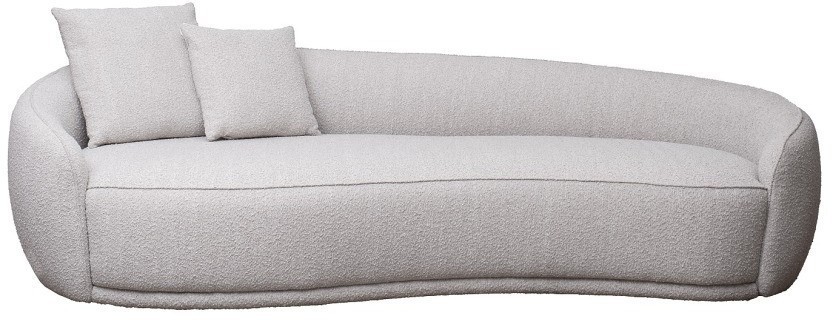 Диван трехместный GD/Toulon (левый) бежевый букле Orso BEG 257*119*72см (TT-00015718)