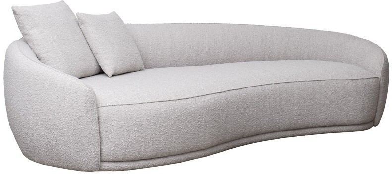 Диван трехместный GD/Toulon (левый) бежевый букле Orso BEG 257*119*72см (TT-00015718)