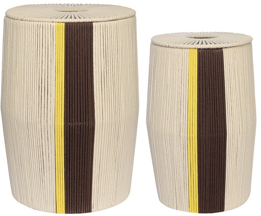 Корзина плетеная conga chocolate из коллекции ethnic, размер l (77204)