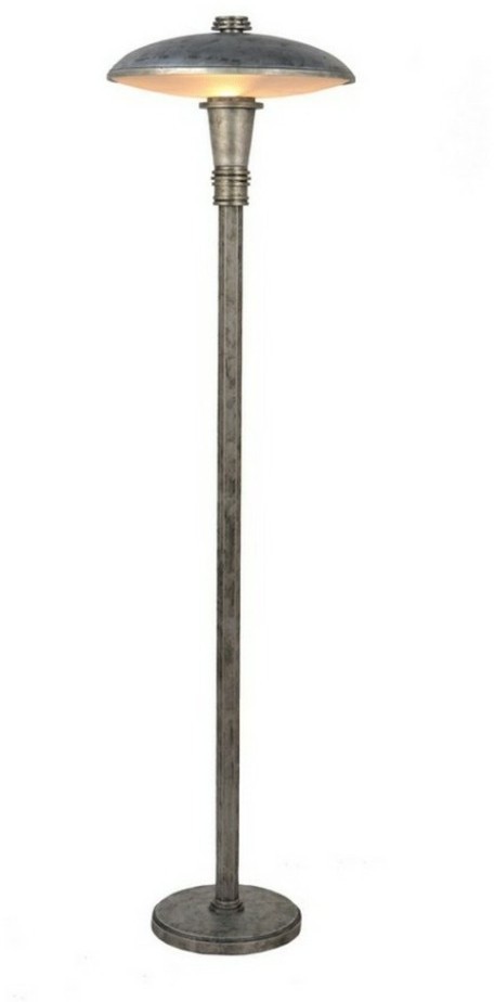 Торшер TL20258-1ASB, металл, стекло, Antique silver with black sport, ROOMERS FURNITURE