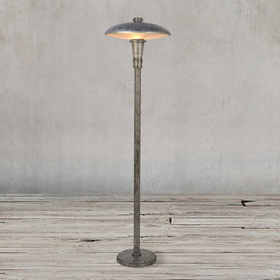 Торшер TL20258-1ASB, металл, стекло, Antique silver with black sport, ROOMERS FURNITURE