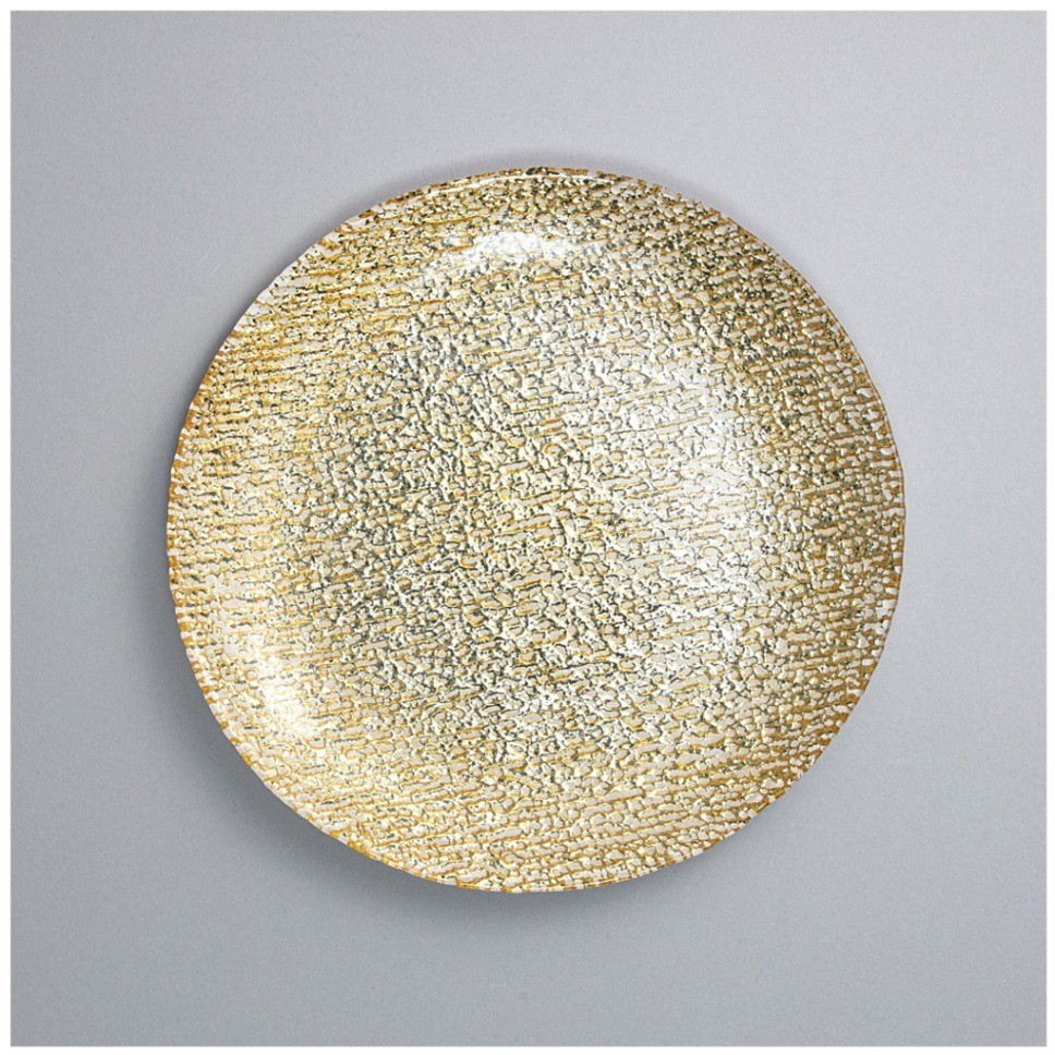 Тарелка закусочная "shine gold" 21 см мал уп.-4шт мин.партия Lefard (338-103)