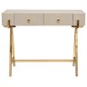 Консоль серая/металл золото 100*40*78см (TT-00010512)