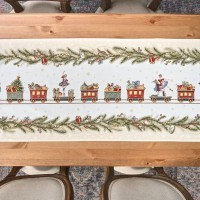 Дорожка на стол &quot;щелкунчик&quot;, 45х300см, бежевый, 100% хлопок,твил Lefard (850-757-32)