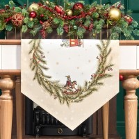 Дорожка на стол &quot;щелкунчик&quot;, 45х300см, бежевый, 100% хлопок,твил Lefard (850-757-32)