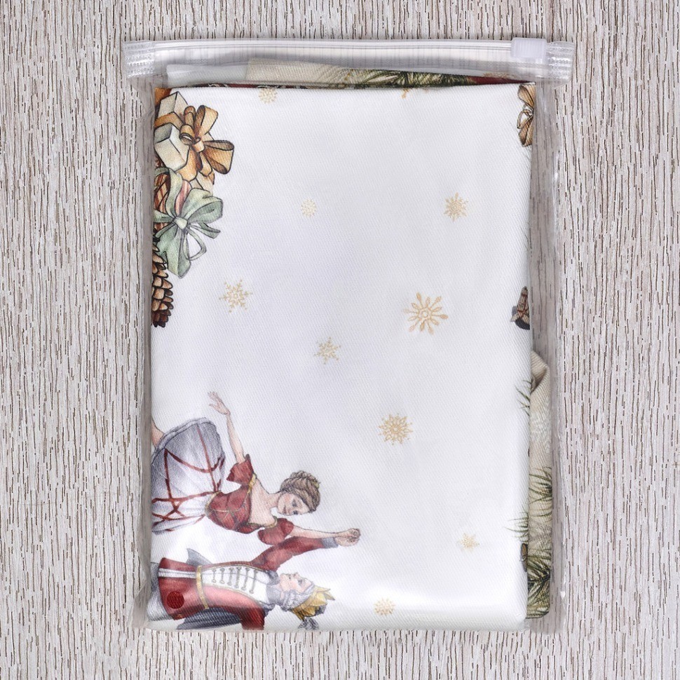 Дорожка на стол "щелкунчик", 45х300см, бежевый, 100% хлопок,твил Lefard (850-757-32)