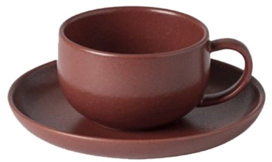 Чайная пара XOCS01-CAY(XOCS01-VC7211), керамика, CAYENNE, CASAFINA BY COSTA NOVA