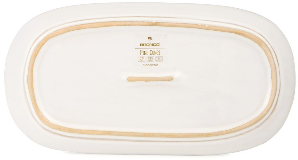 Блюдо сервировочное коллекция "pine cones", 30,2*16*3,1 см Bronco (230-511)