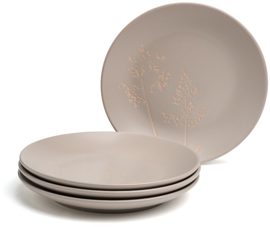 Набор тарелок закусочных bronco "grasses" 4 шт. диаметр=19,5 см (191-339-1)