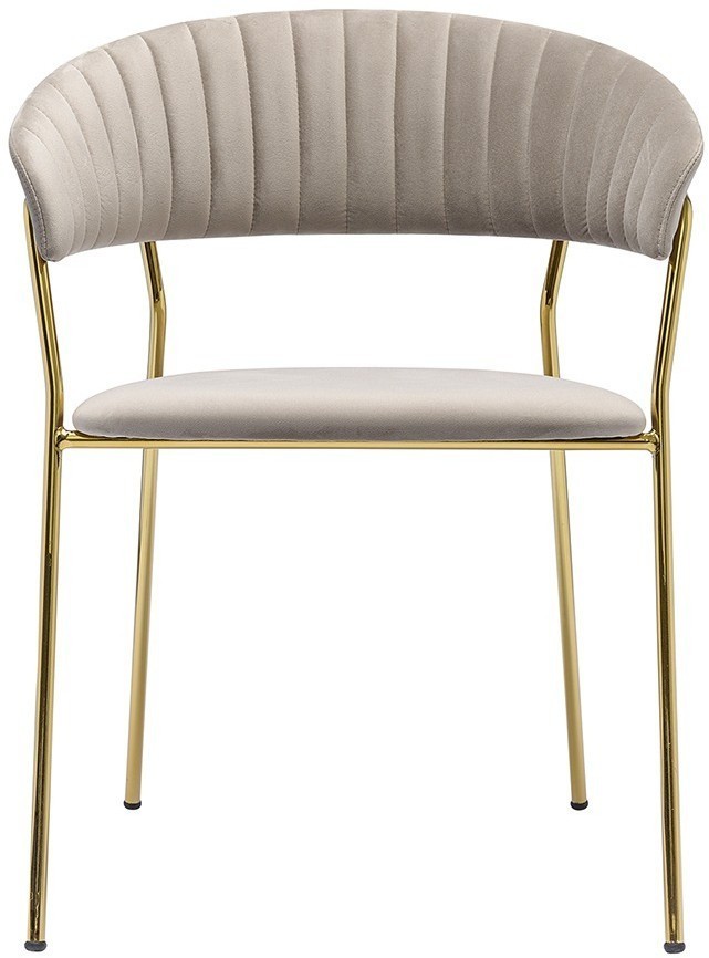 Стул stefany, велюр, серый (75795)