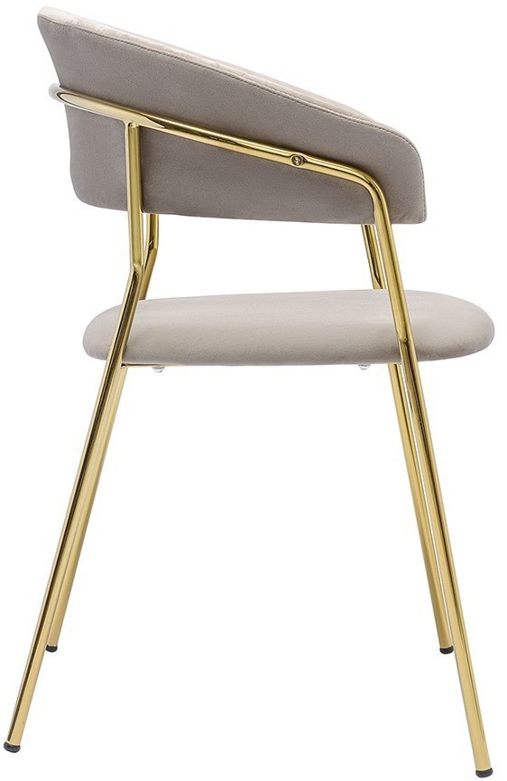 Стул stefany, велюр, серый (75795)