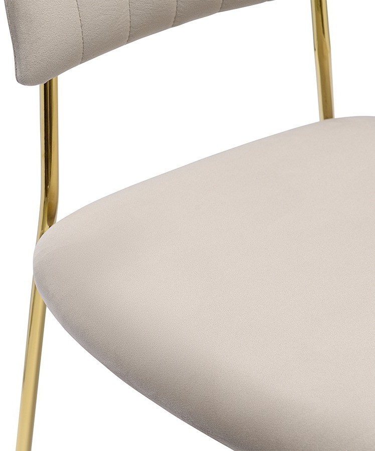 Стул stefany, велюр, серый (75795)