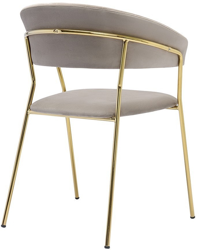 Стул stefany, велюр, серый (75795)