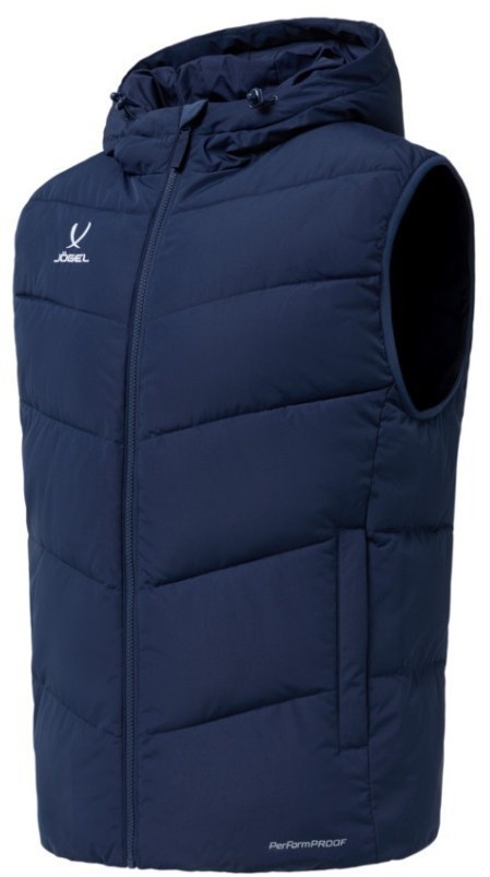 Жилет утепленный c капюшоном JOGEL ESSENTIAL PerFormPROOF Padded Hooded Vest, темно-синий, детский (2126150)