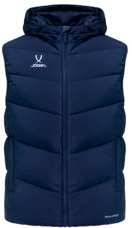 Жилет утепленный c капюшоном JOGEL ESSENTIAL PerFormPROOF Padded Hooded Vest, темно-синий, детский (2126150)