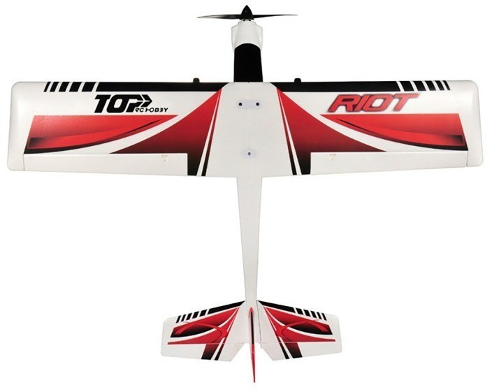Радиоуправляемый самолет Riot Red 1400mm RTF (TOP049C)