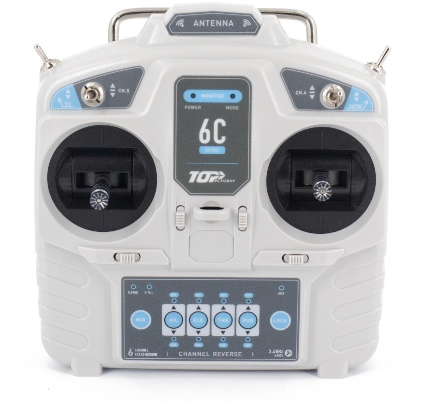 Радиоуправляемый самолет Riot Red 1400mm RTF (TOP049C)