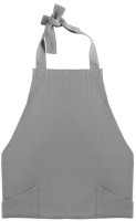 Фартук из умягченного льна серого цвета essential, 70х82 см (63519)
