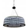 Люстра подвесная чёрный/стекло прозрач. d70*h150см (TT-00013039)