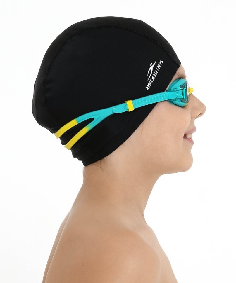 Шапочка для плавания Comfo Black, полиэстер, детский (2103829)