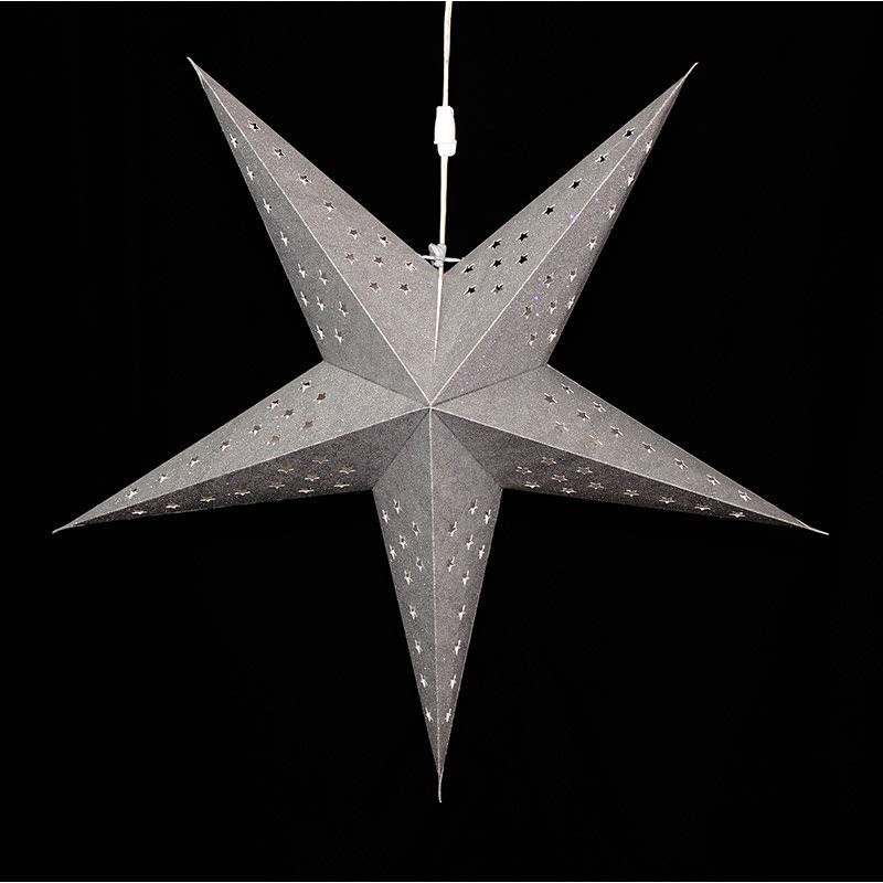 Led-светильник подвесной star 60 см., серебристый (63093)