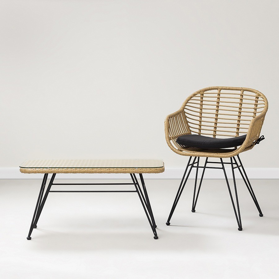 Стул vetle bent, ротанг (75827)